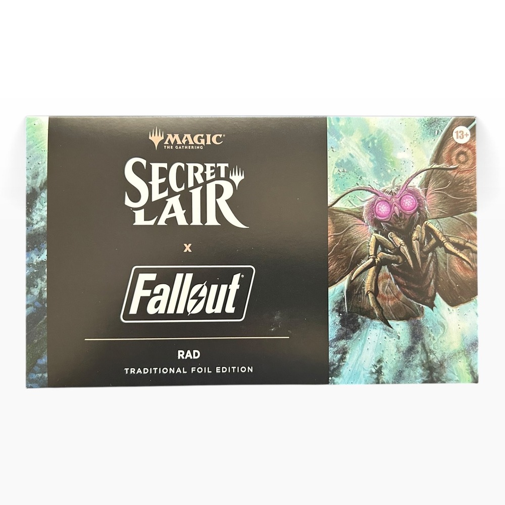 Magic The Gathering Secret Lair x Fallout Rad Traditional Foil Edition NEW